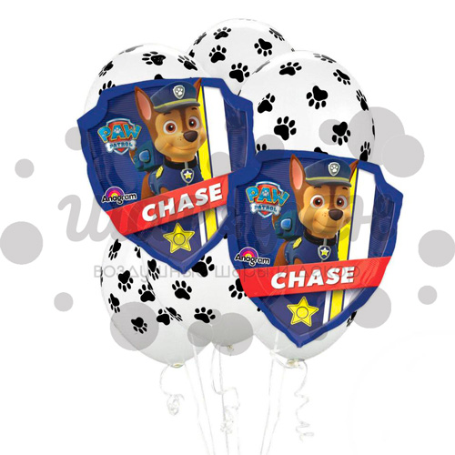 фигурный шар щенячий патруль чейз