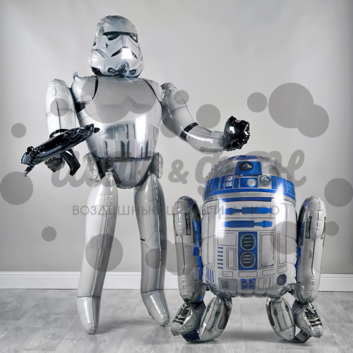 ходячий шар робот r2-d2 из звездных войн