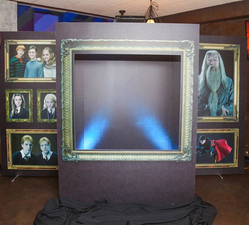 фотозона в стиле гарри поттер (живая картина)
