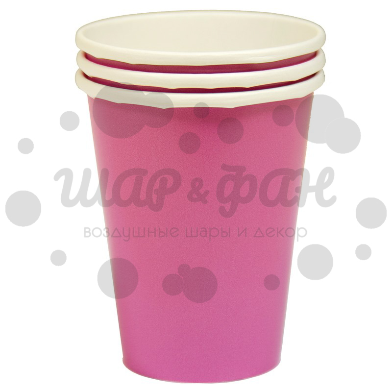 стакан bright pink 8шт