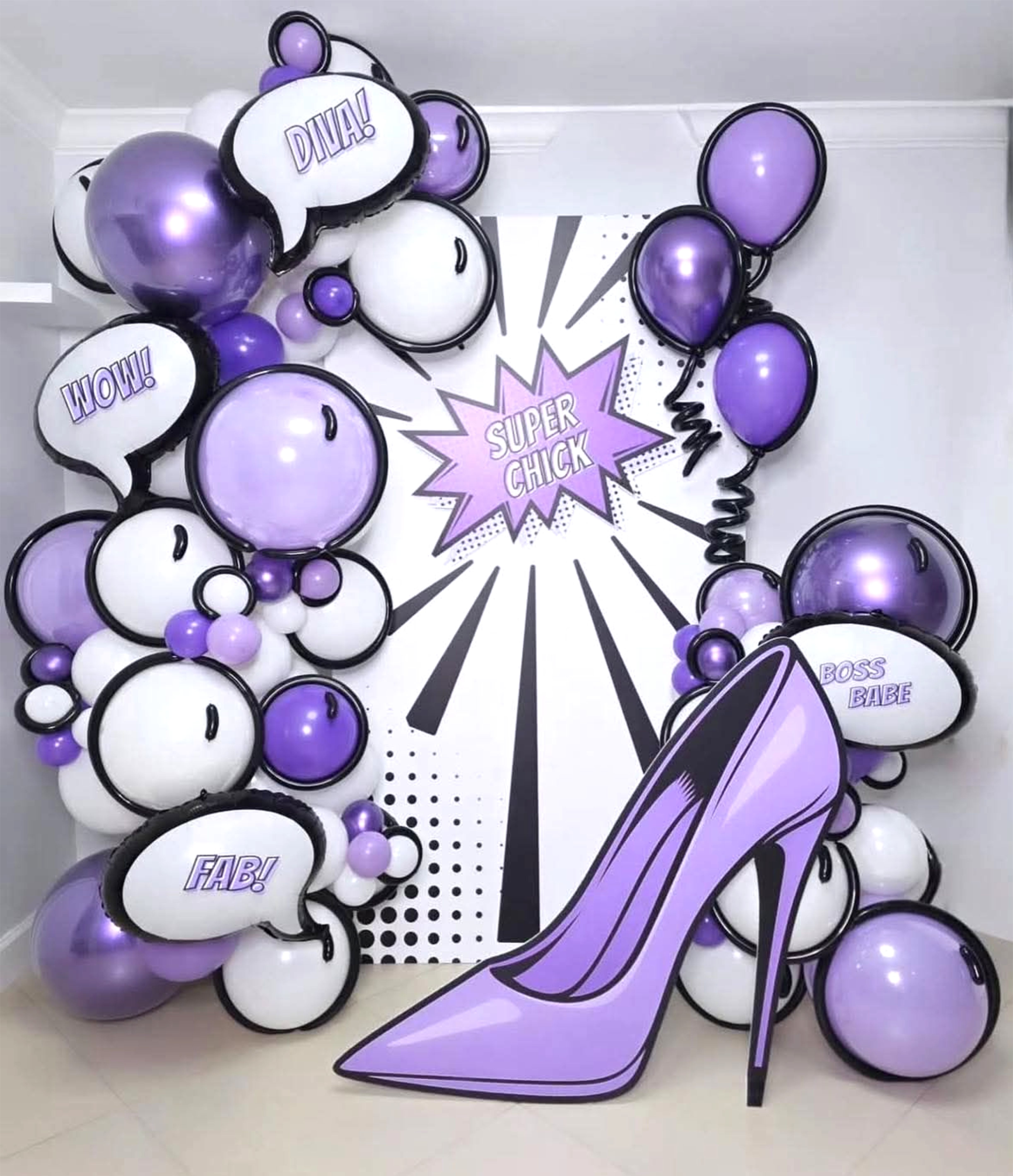 фотозона для девушки super chick