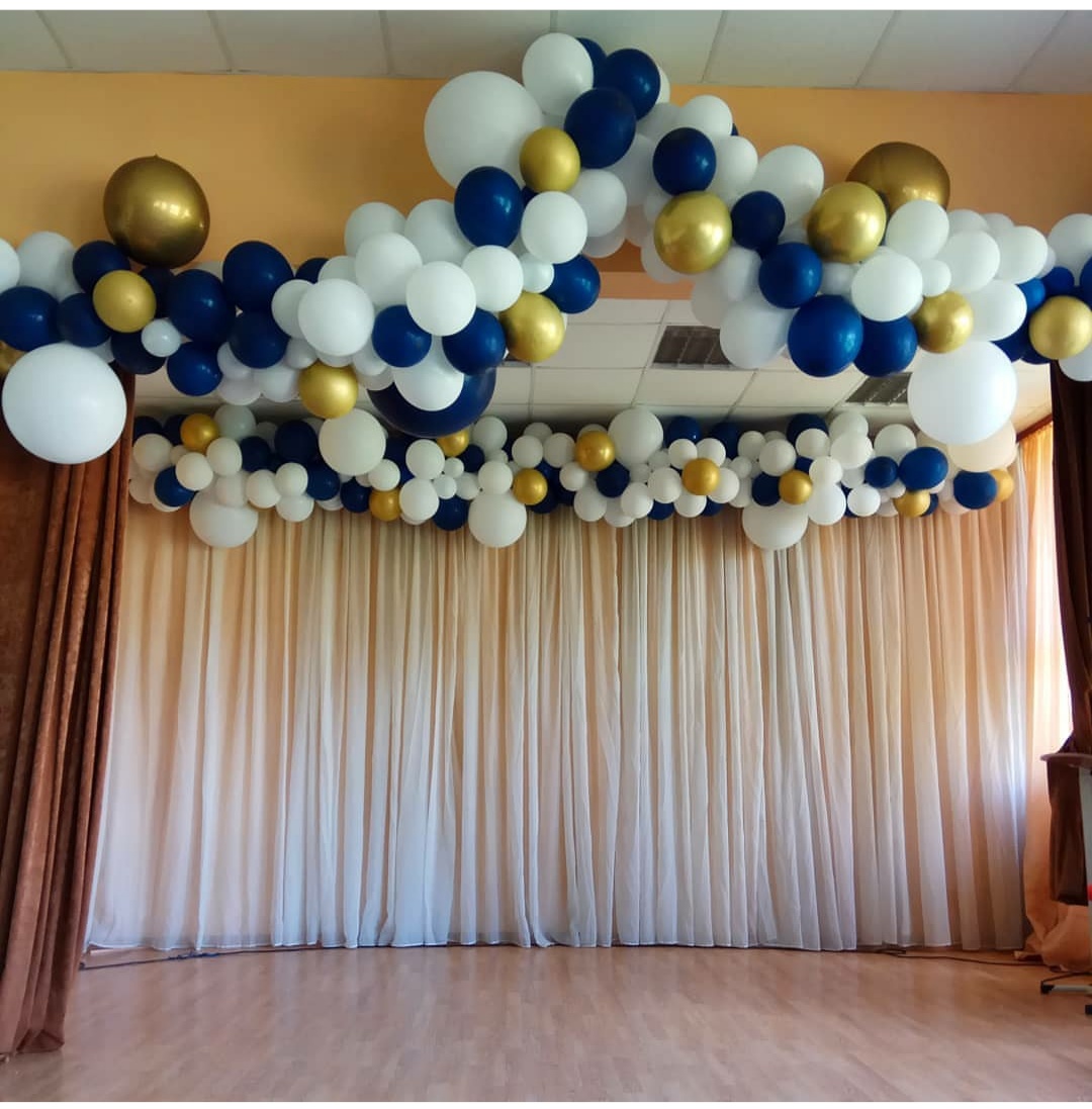 оформление зала на выпускной - 40