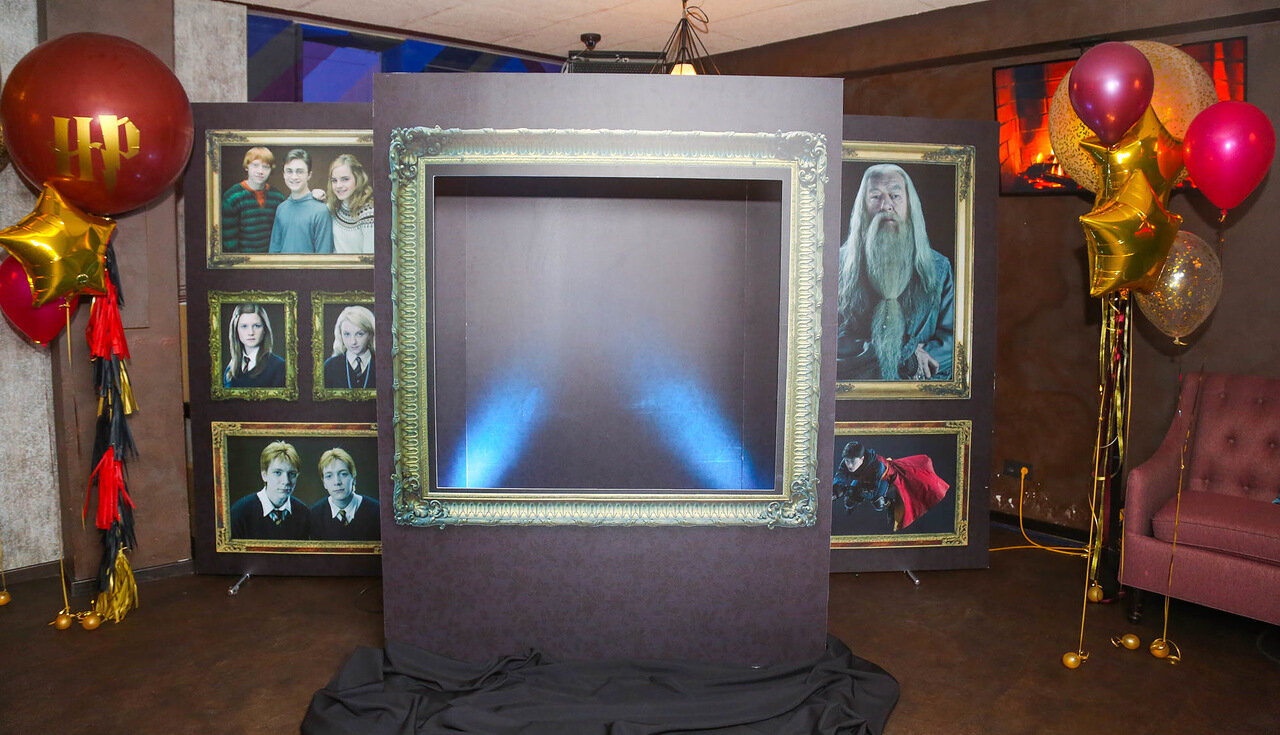 фотозона в стиле гарри поттер (живая картина)