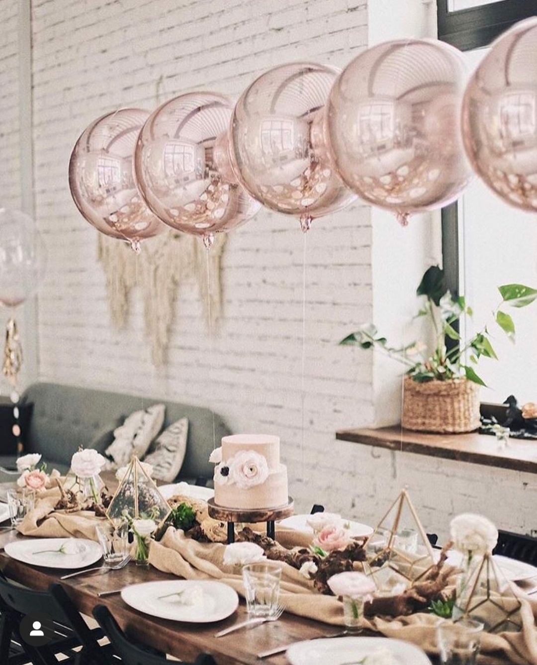 3d сферы и алмазы на свадебный стол 