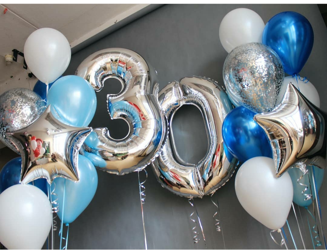 шары на 30-летие 
