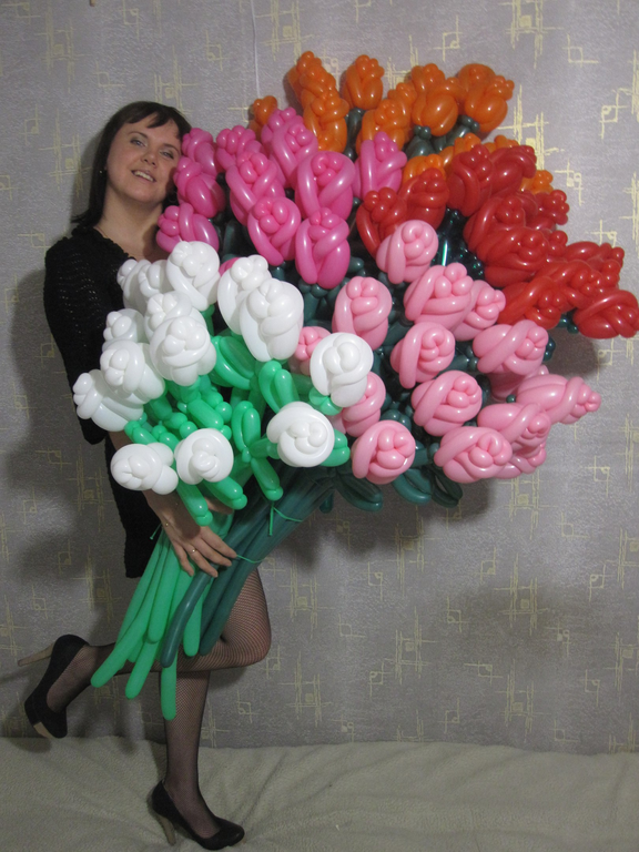 тюльпаны из шаров