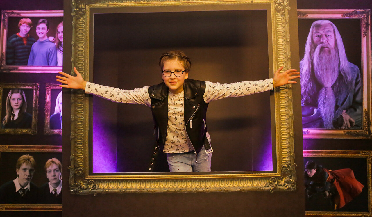 фотозона в стиле гарри поттер (живая картина)