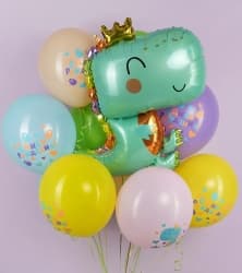 Сет из шаров с динозавриками