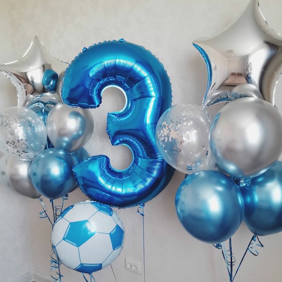 цифра и 2 фонтана для мальчика