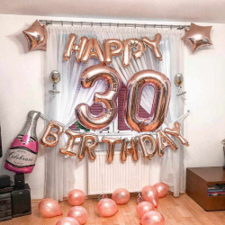 Шары на 30 лет девушке