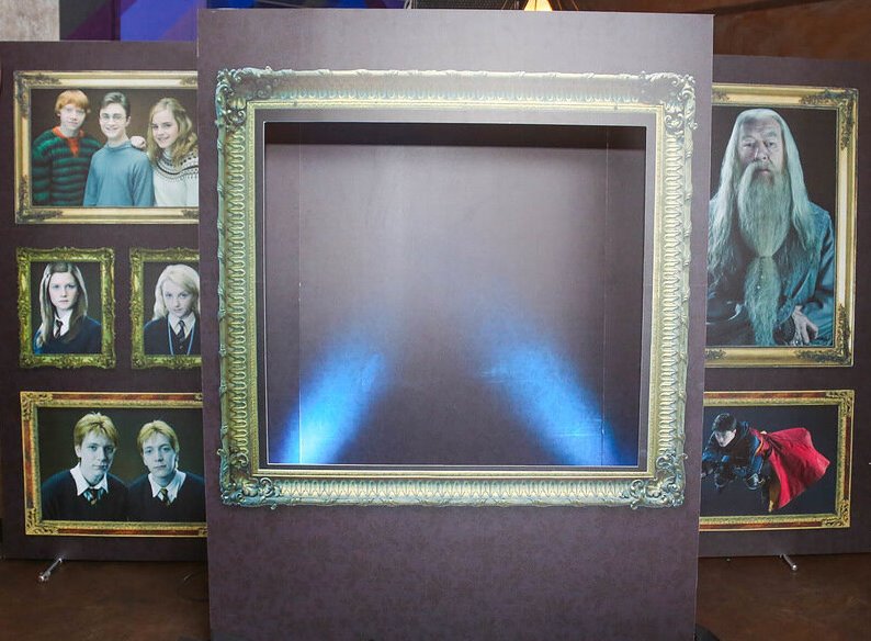 фотозона в стиле гарри поттер (живая картина)