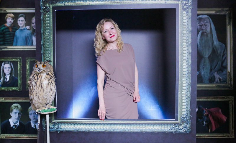 фотозона в стиле гарри поттер (живая картина)