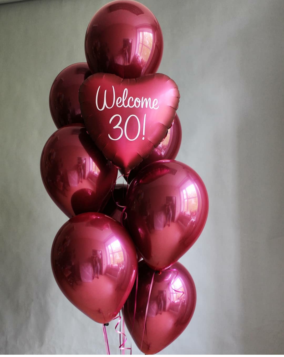 фонтан "гранатовый вкус" с сердцем