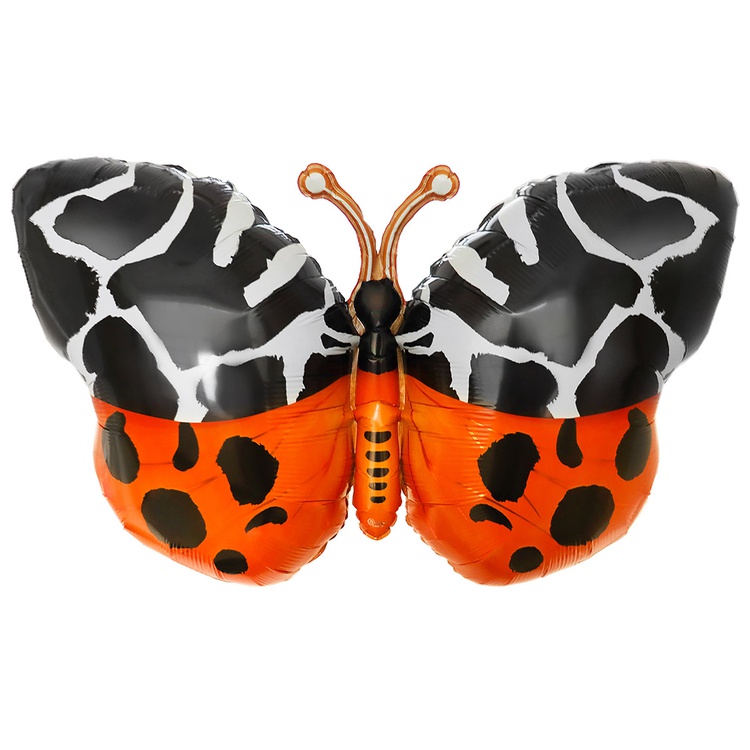 шар бабочка красно-чёрная 89 см россия