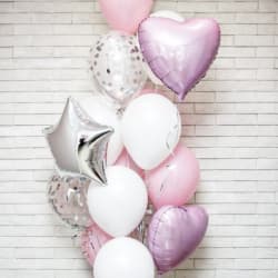 нежный розовый фонтан для девушки