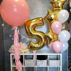 Набор шаров для девочки 5 лет