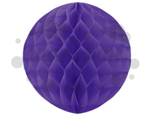 шар бумажный фиолетовый 30см