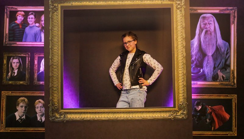 фотозона в стиле гарри поттер (живая картина)