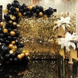 Фотозона в стиле Black and Gold