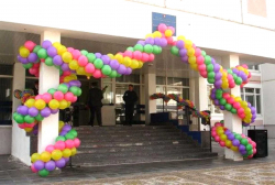 Гирлянда из шаров вьющаяся