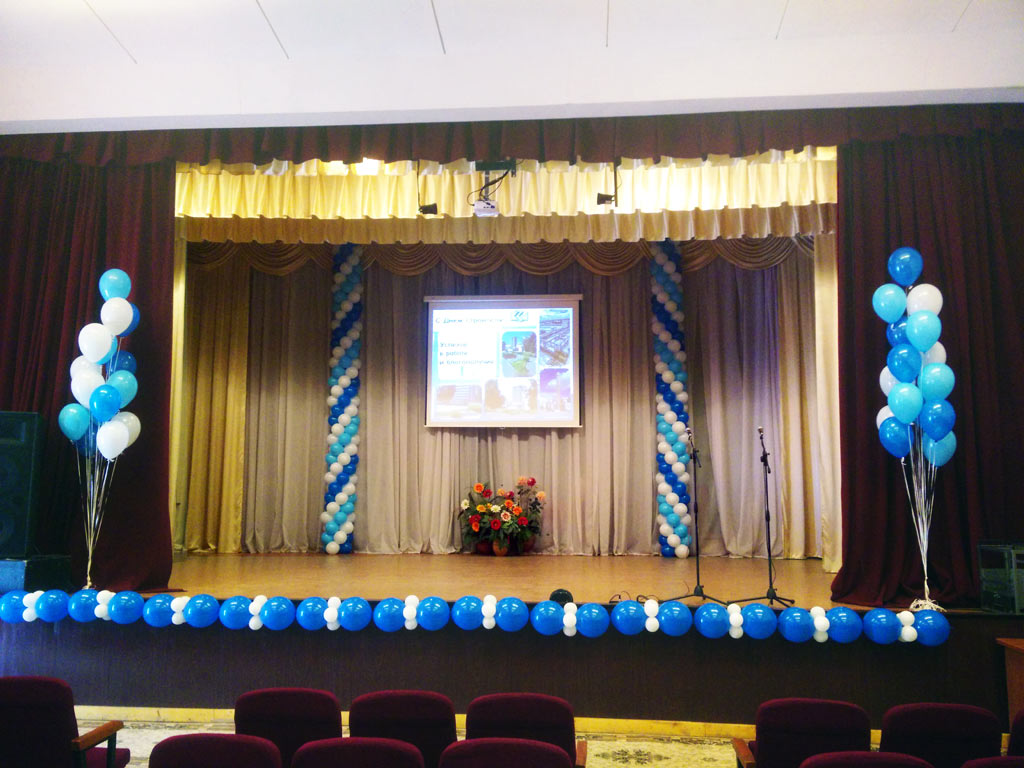 оформление зала на выпускной - 39
