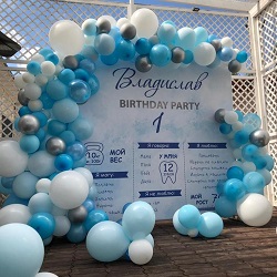 Фотозона на 1 год мальчику