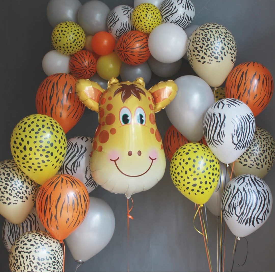 интерьерный набор сафари с жирафчиком