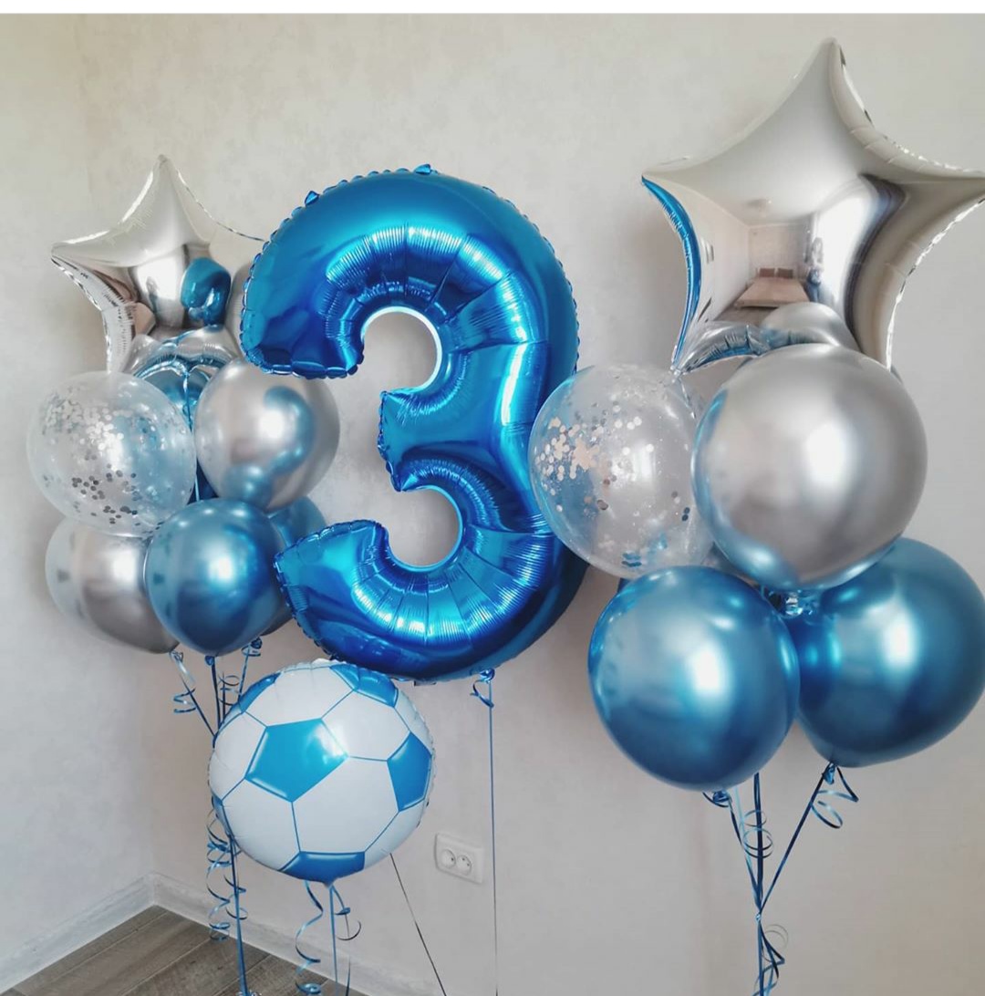 цифра и 2 фонтана для мальчика