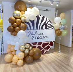 Мини-фотозона в стиле сафари