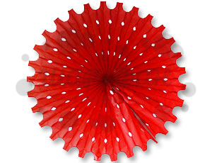 фант бумажный красный 40см