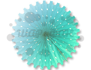 фант бумажный голубой 40см