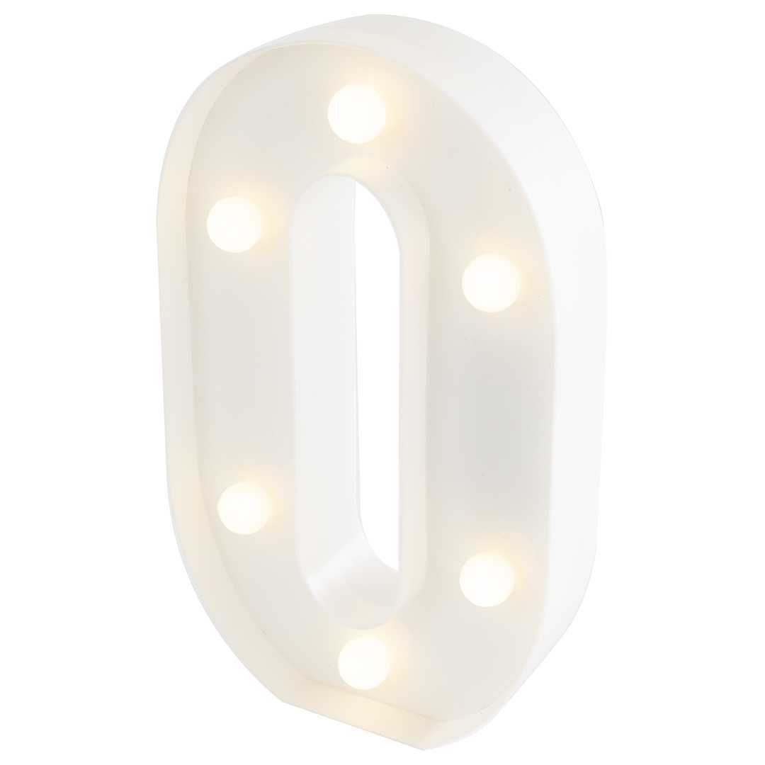 светодиодная цифра в ассортименте, 21 см