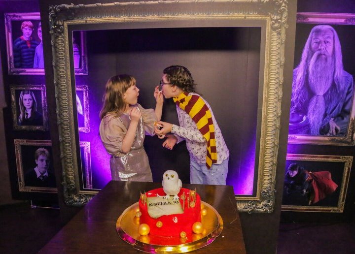 фотозона в стиле гарри поттер (живая картина)