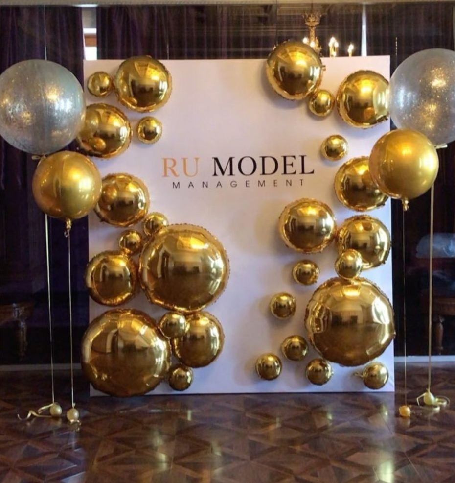 элегантная фотозона для презентации 