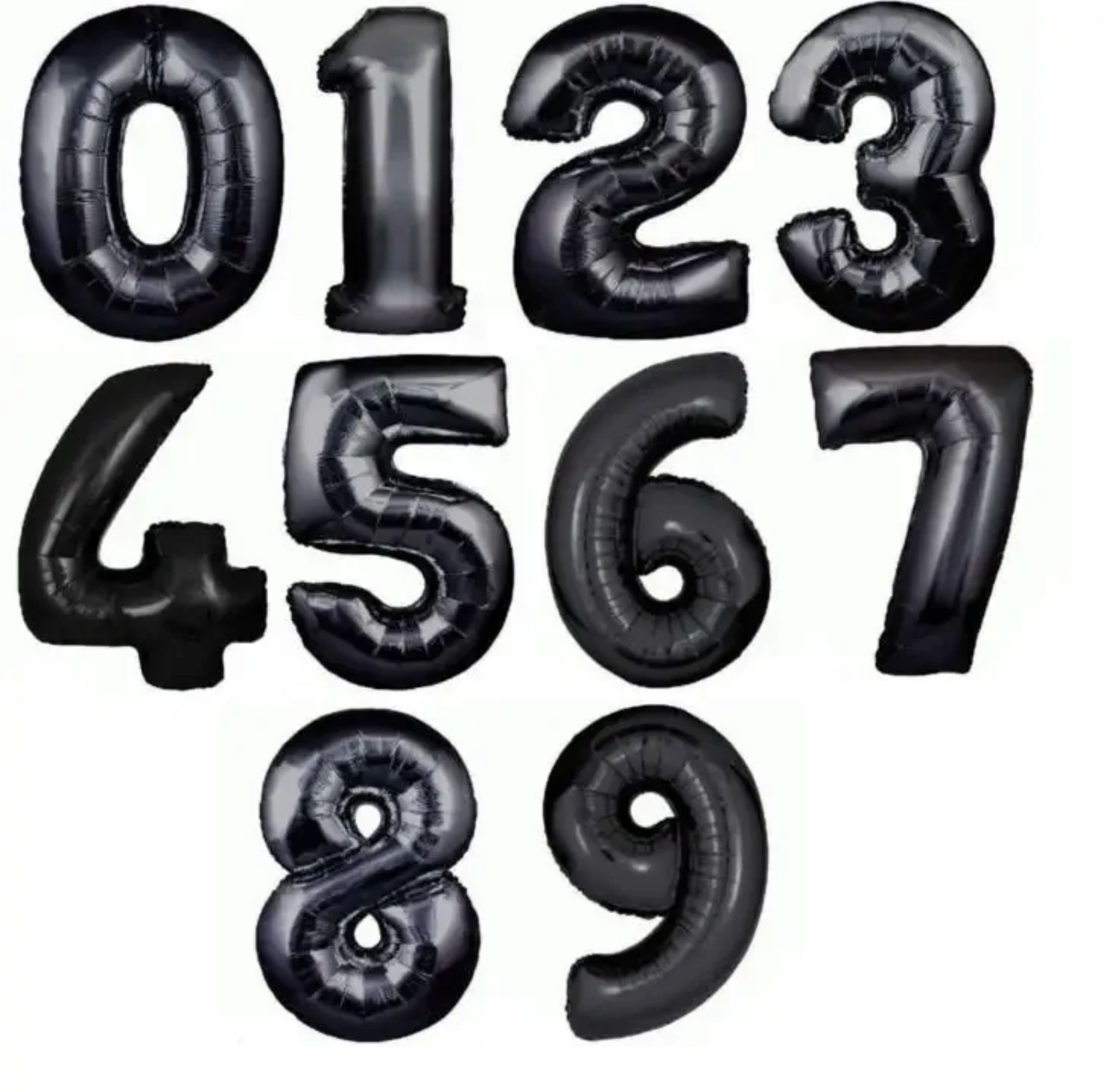чёрные шары цифры