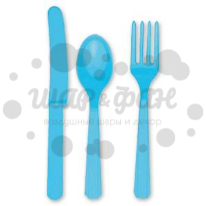 столовые приборы пл caribbean blue 24шт