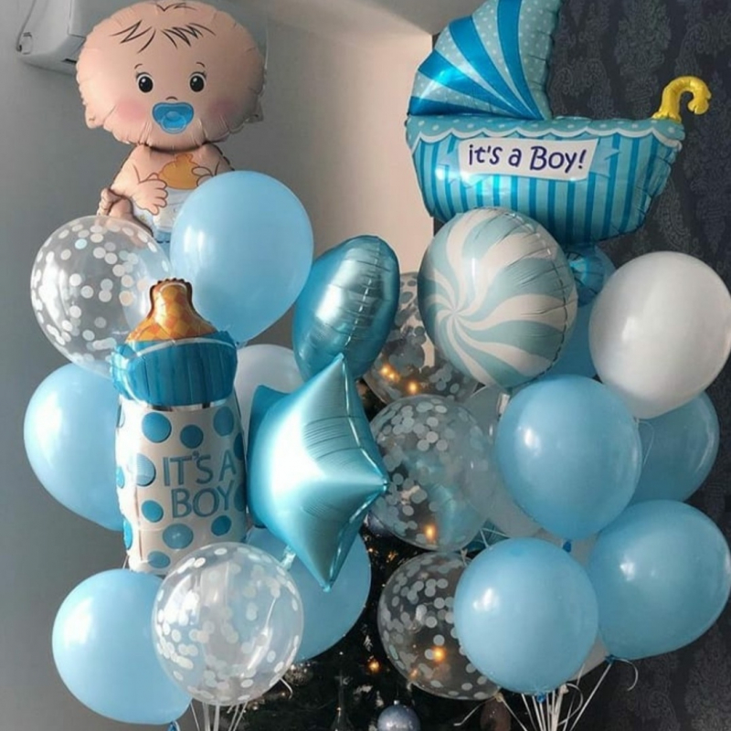 классические воздушные шары для мальчика