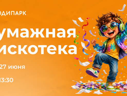 Анимационная программа "Бумажная дискотека"