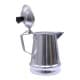 Abu Taj, Aluminum milk pot, Indian coffee pot, Silver, Size 15 Cm