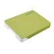 ALSANIDI, Plastic cutting board with drawer, Fruit and Vegetables cutting board, Green*White, Size 22*30 Cm