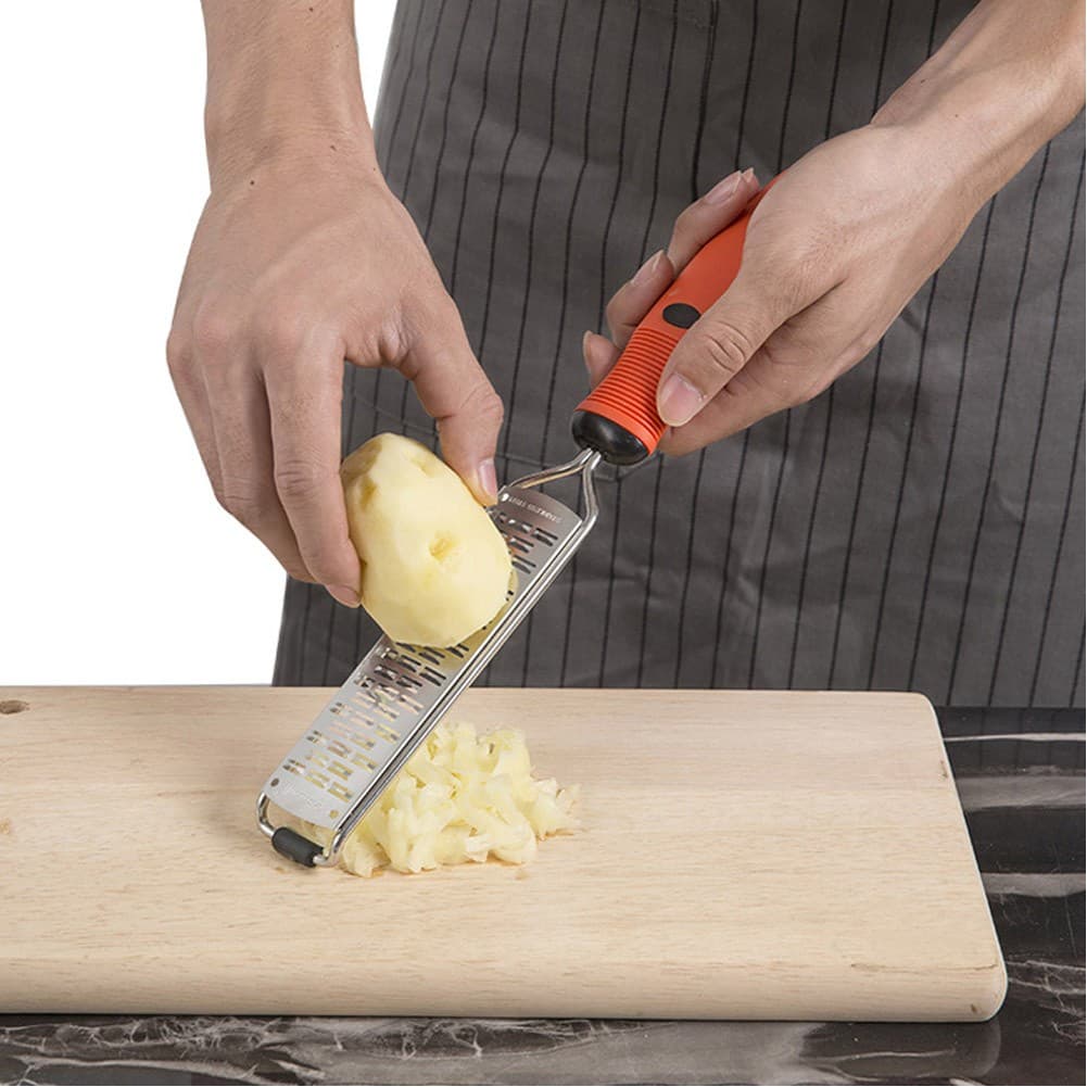 ALSANIDI, Grater, Manual Grater, Silver, Size 31 Cm