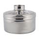 ALSANIDI, Stainless steel dates storage, Dates boweL, Silver, Size 16 Cm