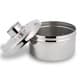 ALSANIDI, Stainless steel dates storage, Dates boweL, Silver, Size 16 Cm