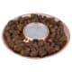 ALSANIDI, Luxury serving tray, Trips plate, Coppery, Size 34 Cm