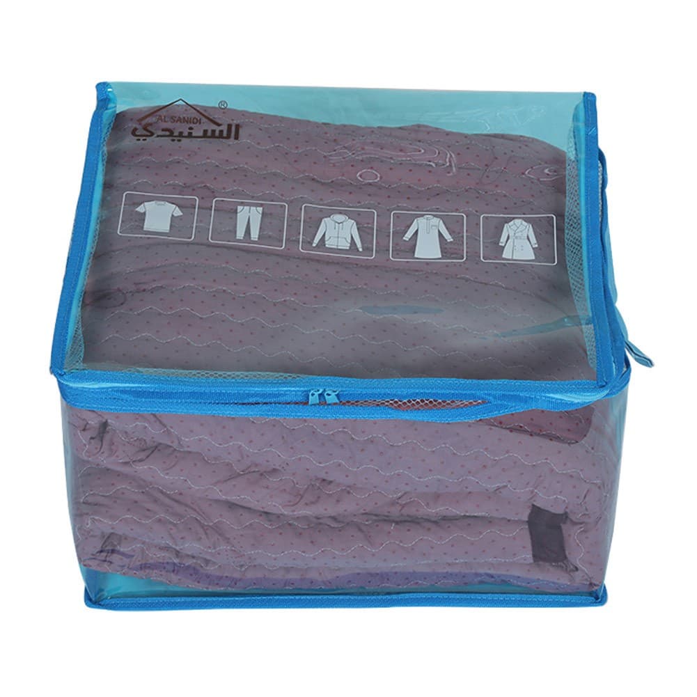 ALSANIDI, Luggage and clothes storage bag, Blue Light, Size 33*10*27Cm