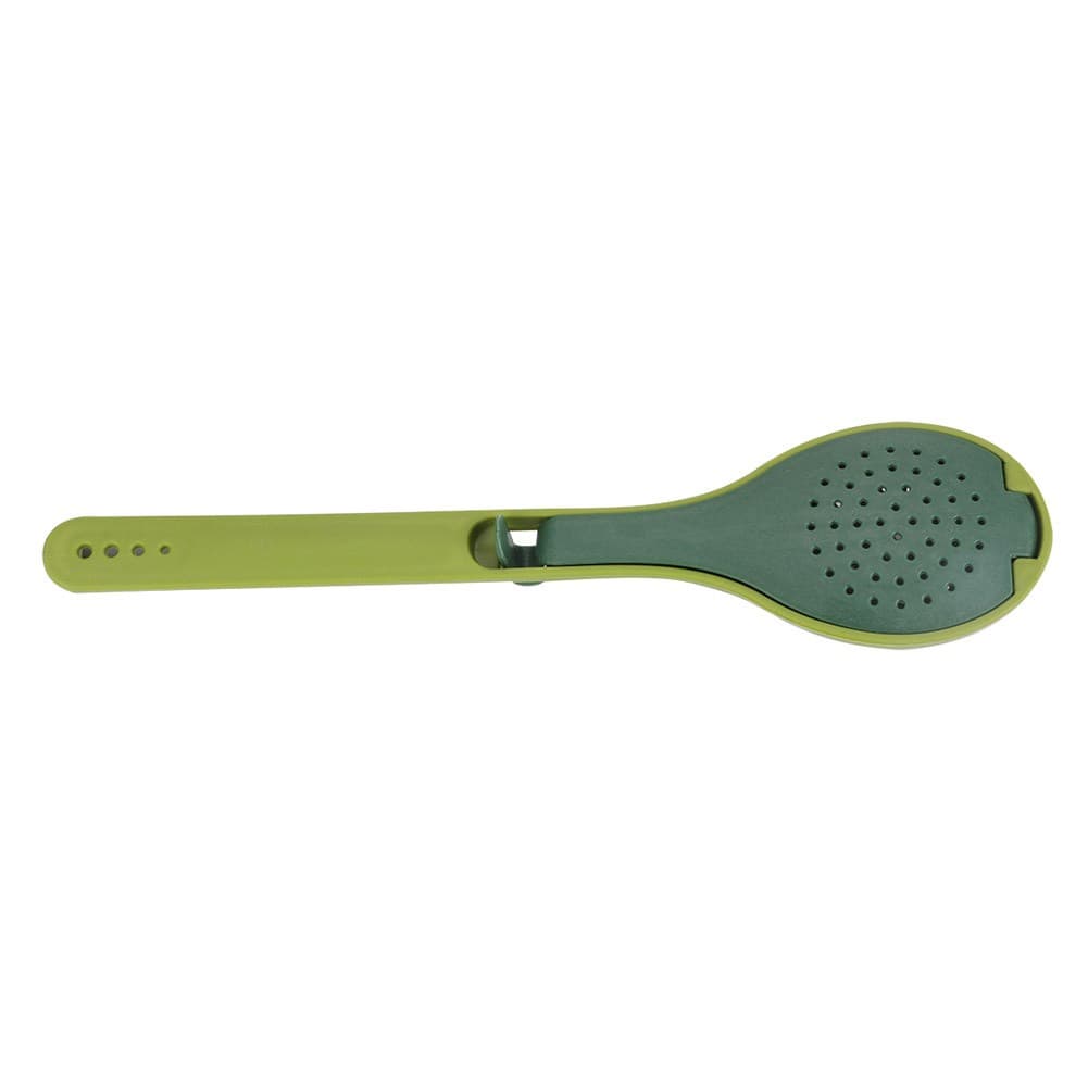 ALSANIDI, Plastic spices cooking spoon, Cooking Spoons, Green, Size 27 Cm