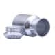 ALSANIDI, spices cans, Ghee pail, Silver, Size 12 Cm