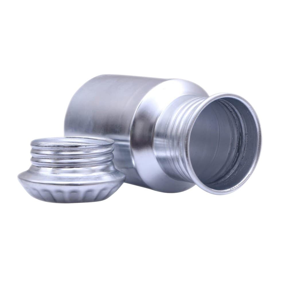 Abu Taj, Metal pail, Silver, Size 16 Cm