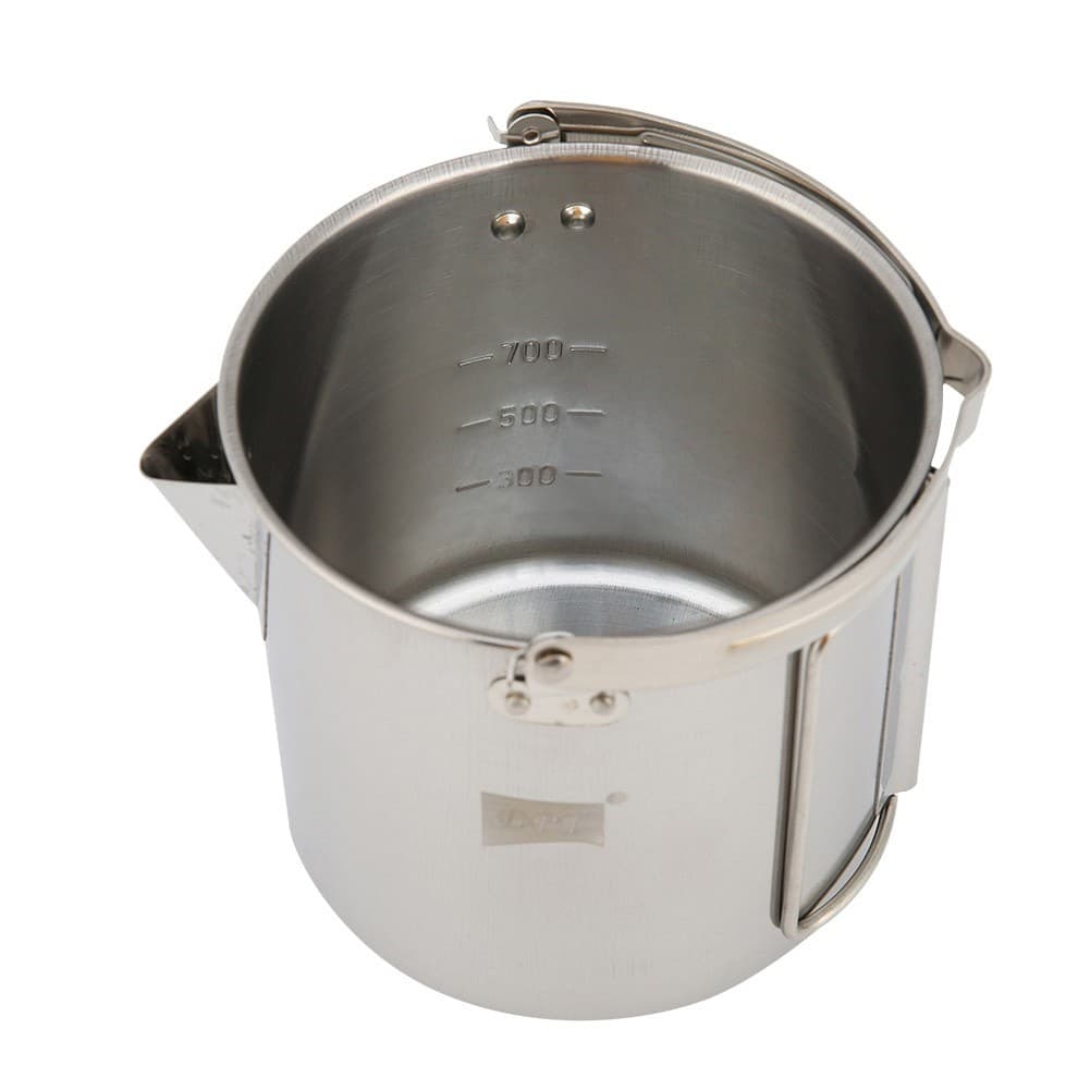 DPT, Stainless steel milk pot, Coffee pot, Silver, capacity 1 L