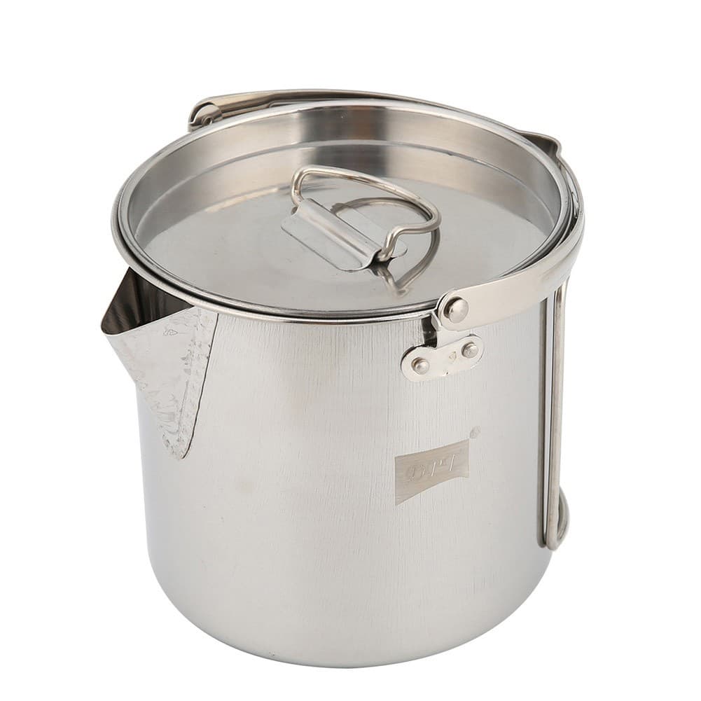 DPT, Stainless steel milk pot, Coffee pot, Silver, capacity 1 L